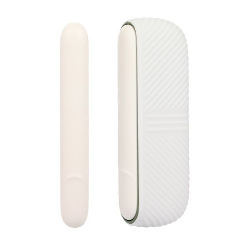 IQOS ILUMA White Silicone Case with Charging Compartment & Side Cover - 1