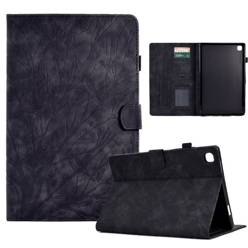 Samsung Galaxy Tab A7 2020 Black PU Case with Wake/Sleep Function - 1
