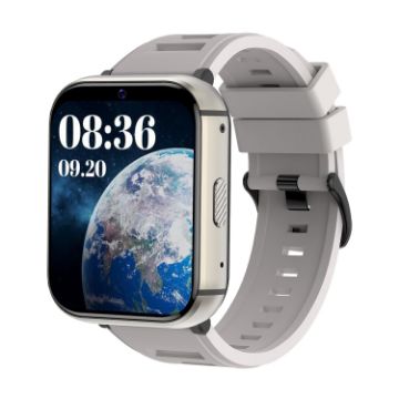 Q668 4G Smart Watch, 1.99" Screen, Android 9.0, 4GB+64GB, Silver - 1