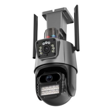 QX81 AI Alarm WIFI Dual 2MP IP Camera - AU Plug, Humanoid Recognition - 1