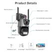 QX81 AI Alarm WIFI Dual 2MP IP Camera - AU Plug, Humanoid Recognition - 3