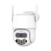 QX82 400W Dual Screen Dual Channel IP Camera, UK Plug, Synchronous Monitoring - 1