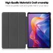 Xiaomi Redmi Pad 2 Green Leather Tablet Case - 3-Fold Holder Cover - 4