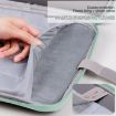 Pink Cloth Texture Leather Bag for 9.7-11 Inch Laptop - Portable Case - 6