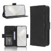 Huawei nova 11 Leather Phone Case - Black, Card Slots, Calf Texture - 1