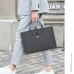 Universal 13-14 Inch Elastic Thread Button Laptop Bag - Blue - 8