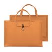 Universal 13-14 Inch Brown Elastic Thread Button Laptop Inner Bag - 1
