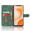 Huawei Enjoy 60X Green Magnetic Flip Leather Phone Case Skin Feel - 4