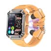 OVISEN T93 Smart Watch & Bluetooth Headset, 1.96" IPS, Blood Oxygen, Orange - 1
