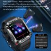 OVISEN T93 Smart Watch & Bluetooth Headset, 1.96" IPS, Blood Oxygen, Orange - 5