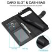 Google Pixel 10/10 Pro LC.IMEEKE Black Calf Texture Flip Leather Case - 6