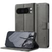Google Pixel 10/10 Pro LC.IMEEKE Grey Calf Texture Flip Leather Case - 1