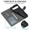 Google Pixel 10/10 Pro LC.IMEEKE Grey Calf Texture Flip Leather Case - 6