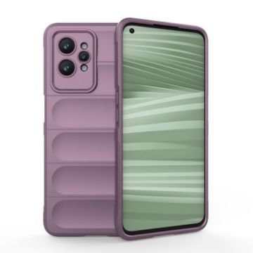 Realme GT2 Pro Magic Shield TPU Flannel Phone Case - Purple - 1
