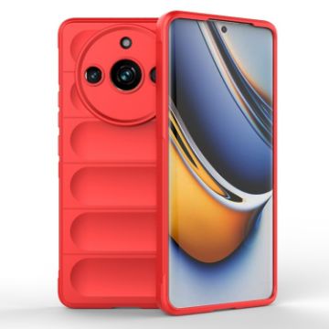 Realme 11 Pro 5G/11 Pro+ 5G Red Magic Shield TPU Flannel Case - 1