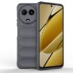 Realme 11 5G Global Magic Shield TPU Flannel Case Dark Grey - 1