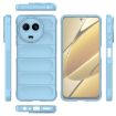 Realme 11 5G Global Magic Shield TPU Flannel Case Light Blue - 3