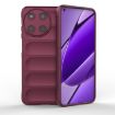 Realme 11 4G Global Wine Red Magic Shield TPU Flannel Phone Case - 1