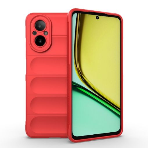 Realme C67 4G Global Red Magic Shield TPU + Flannel Phone Case - 1
