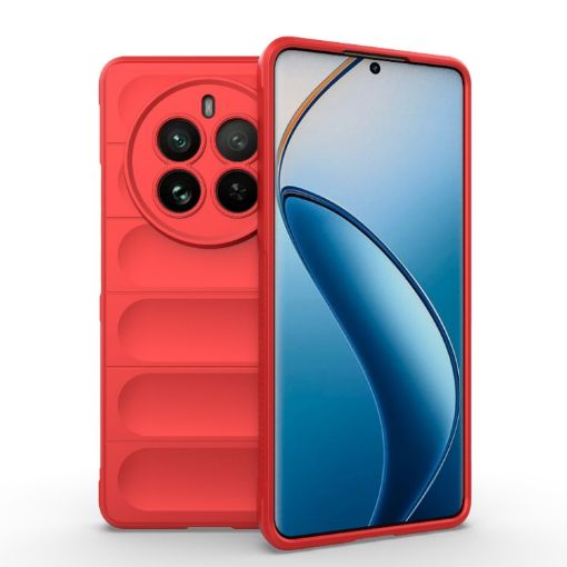 Realme 12 Pro 5G/12 Pro+ Red Magic Shield TPU Flannel Phone Case - 1