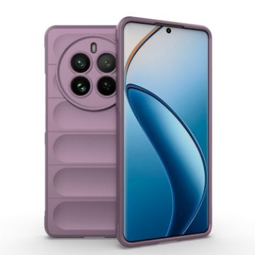 Realme 12 Pro 5G/12 Pro+ Magic Shield TPU Flannel Case - Purple - 1