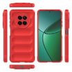 Realme 12 5G Global Magic Shield Red TPU + Flannel Phone Case - 3
