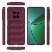 Realme 12 5G Global Magic Shield Wine Red TPU + Flannel Case - 3