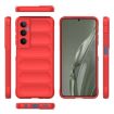 Realme C65 4G Global Magic Shield TPU + Flannel Case - Red - 3