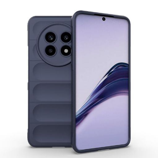 Realme 13 Pro 5G Global Magic Shield TPU Flannel Case Dark Blue - 1