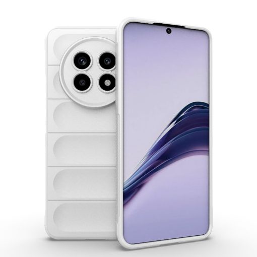 Realme 13 Pro 5G Global Magic Shield TPU + Flannel Case White - 1