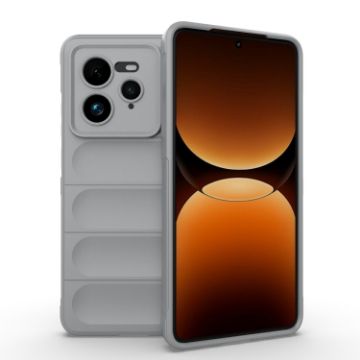 Realme GT 7 Pro 5G Grey Magic Shield TPU + Flannel Phone Case - 1