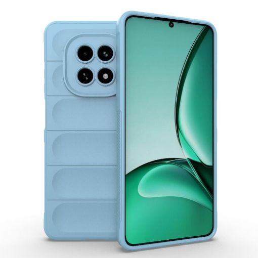 Realme V60 5G Magic Shield TPU + Flannel Phone Case - Light Blue - 1