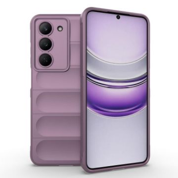Realme V60 Pro/14x 5G Global Magic Shield TPU Flannel Case Purple - 1