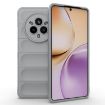Realme 14 Pro 5G Global Magic Shield TPU Flannel Phone Case Grey - 1