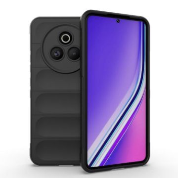 Realme P3 Pro 5G Global Magic Shield TPU Flannel Phone Case Black - 1