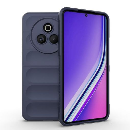 Realme P3 Pro 5G Global Magic Shield TPU Flannel Case Dark Blue - 1