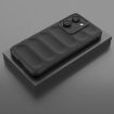 Realme P3 Ultra 5G Magic Shield TPU + Flannel Phone Case Black - 2