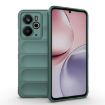Realme 14 5G Global Magic Shield Dark Green TPU Flannel Case - 1