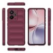 Realme 14 5G Global Magic Shield TPU Flannel Case - Wine Red - 3