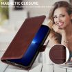 OPPO A5 Pro China Brown Calf Texture Flip Leather Phone Case - 5
