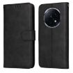 OPPO A5 Pro China Flip Leather Phone Case - Classic Calf Texture Black - 1