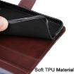 OPPO Reno13 Pro Global Flip Leather Phone Case - Brown Calf Texture - 6