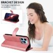 OPPO F29 5G Rose Gold Flip Leather Phone Case - Calf Texture Global - 4