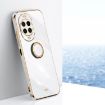 Huawei Nova 14 Pro XINLI 6D Electroplate TPU Case with Ring Holder White - 1