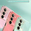 Realme C75 XINLI 6D Electroplate TPU Case with Ring Holder - Cherry Purple - 3
