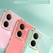 Realme Neo7X XINLI 6D Electroplate TPU Case with Ring Holder - Cherry Purple - 3