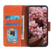 Xiaomi 14 Ultra Orange Nappa Texture Leather Flip Phone Case - 5