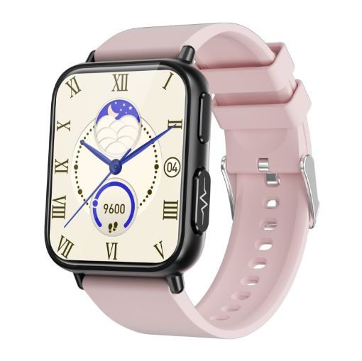 TK10 1.91" Pink Smart Watch IP68 Waterproof, AI Diagnosis, Health Monitor - 1