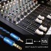 EMK 3.5mm to 6.35mm Gold AUX Cable 2m for PC/X-BOX/PS3/CD/DVD - 7