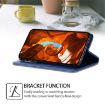 OPPO Find X8s+ 5G Blue Cow Texture Magnetic Leather Phone Case - 3